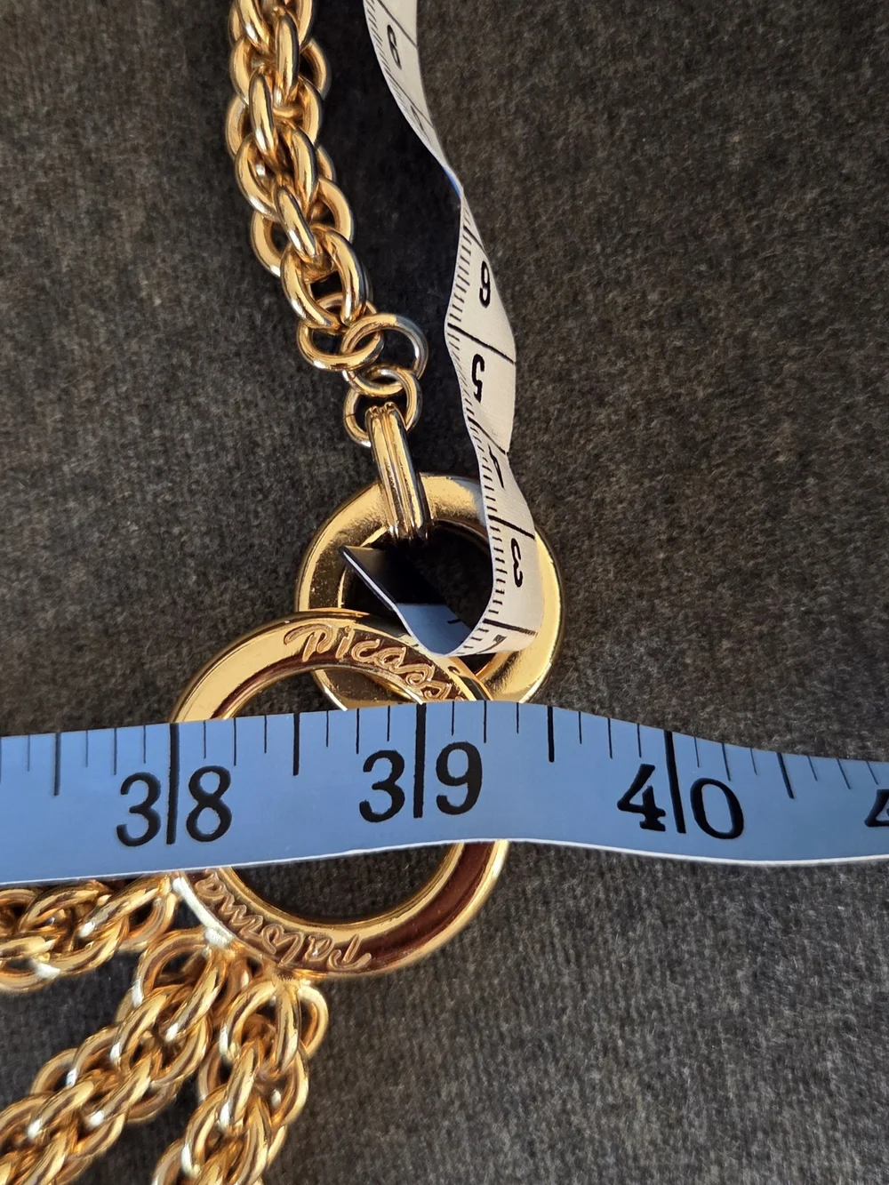 Paloma Picasso Gilt Tier Chain Belt